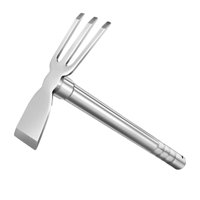 Magideal - Azada De Jardín Pequeña Pala De Jardín Multiusos Duradera Antideslizante Mango De Acero Inoxidable Herramienta Para El Hogar Para Jardín Al Aire Libre D