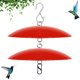 thumbnail image 1 of Alimentador para aves andergi 25 cm cúpula roja - paquete de 2, 1 of 8
