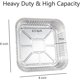 thumbnail image 2 of Bandeja para hornear Waytiffer 20 cm, pack de 20 unidades desechables de aluminio, 2 of 7