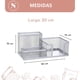 thumbnail image 4 of Organizador Escritorio Metálico Portalápices Gris, 4 of 7
