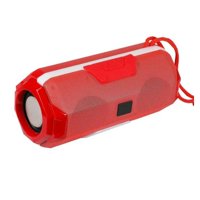 Click Ventas - Parlante Portátil Bluetooth Con Luces Led Stereo Bt Speakers 143 Rojo