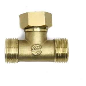 Genérica - Conector Tipo T Macho Hembra Rosca 1/2 He Hi He Derivación - Macho-Hembra-Macho