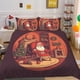 thumbnail image 1 of Cartoon Christmas Tree Gifts Santa Claus Teen Quilt Duvet Cover Set3-Piece Bedding Set, 1 of 5