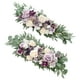 thumbnail image 1 of Guirnalda De Ratán De Rosas Artificiales Con Botín Floral Para Decoración De Bodas Y Banquetes, 1 of 3