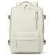 thumbnail image 1 of Mochila Viaje Cabina Avión Impermeable Viral Zapatos USB Blanca, 1 of 5