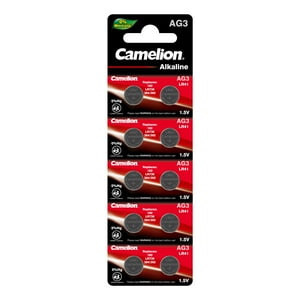 Pilas Tipo Boton Alcalinas Lr41 10Un - Camelion