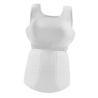 Ioensy - Protector De Pecho Y Abdomen Para Karate Femenino, Accesorio Multiusos Para Boxeo, Talla L
