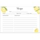 thumbnail image 5 of Tarjetas de recetas HEART & BERRY 10 × 15 cm Limón – Pack de 50, 5 of 5