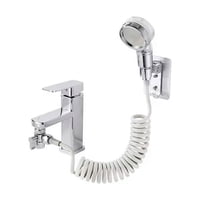 Genérico - Ducha Bidet Arabe Lavamanos Acero Inoxidable Kit Completo