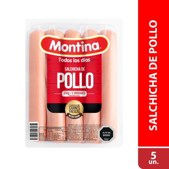 Salchicha de Ave Display (5 Un), 250 g