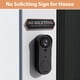 thumbnail image 3 of Placa de pared de latón Frohllia para casa con la inscripción «No soliciting Sign», 3 of 8