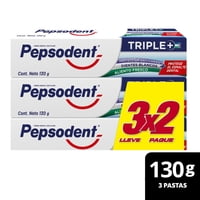 Pasta Dental Triple + Pack 3Un 390 G Pepsodent