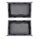 thumbnail image 5 of Organizador de caja de almacenamiento debajo del asiento automático, soporte de caja de cajón de contenedor de bandeja oculta de asiento trasero, para 2 piezas, 5 of 5