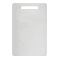 Genérico - Tabla De Cortar De Plástico Con Asas Material Pp Seguro37X23 Color Blanco Rectangular