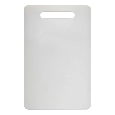 Genérico - Tabla De Cortar De Plástico Con Asas Material Pp Seguro37X23 Color Blanco Rectangular
