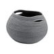 thumbnail image 3 of Cesta De Almacenamiento Tejida, Estantes Organizadores, Cesta Decorativa, Cesta Redonda Para Plantas, Gris, 3 of 5