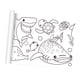 thumbnail image 3 of Pósteres Para Colorear, Regalo De Cumplea?os, Rollo De Papel Artístico DIY, Adhesivo Para El Hogar, Dibujo, Mundo Marino, 3 of 5