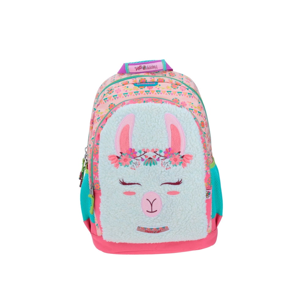 Chenson - Mochila Niña Grande Original Premium Llama Happy Girl