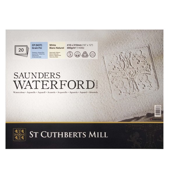Papel de Acuarela SAUNDERS WATER FORD 41x31 cm 300 g/m²