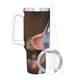 thumbnail image 3 of Ratatouille Vaso aislado de acero inoxidable con asa, diseño temático, regalo para familia, amigos y fans; incluye pajita y encaja en el portavasos estándar, 40 oz, 3 of 6