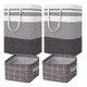 thumbnail image 3 of Cesto grande para ropa sucia y lavandería plegable (2x75l + 2x5l) tricolor, 3 of 3