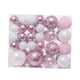 thumbnail image 4 of 46 Uds Adornos De Bolas De Navidad Adornos Artesanales Para Bodas Graduación Festiva Rosa Blanco, 4 of 5