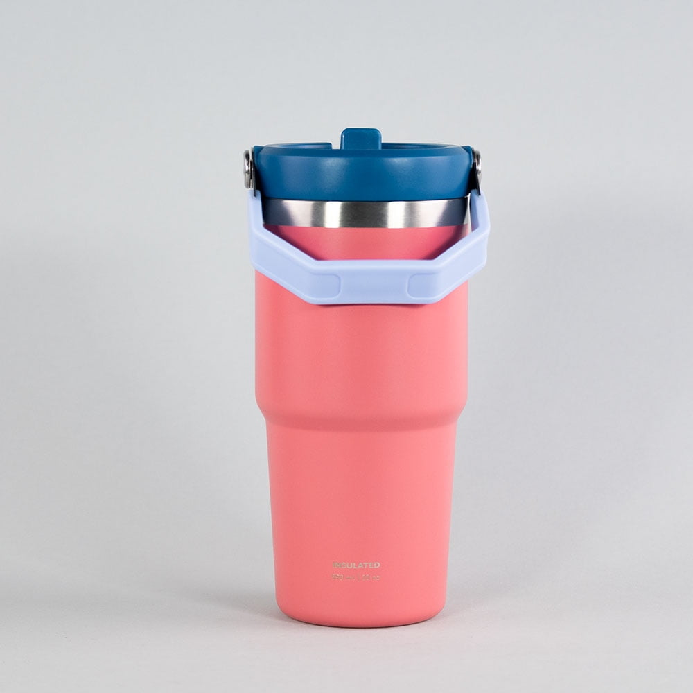 Botella Insulada Con Mango 590ml Flask Keep Coral