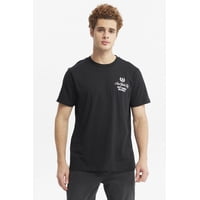 Fashionspark - Polera Hombre Doble Print Negro - Xlll