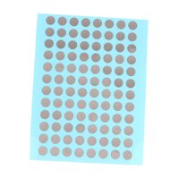 Magideal - Almohadillas De Botones Conductoras, Cinta Conductora De Repuesto Redonda, Reparación De Botones De Control Remoto Para Reparación De Teclado, Teclado 6Mm 96 Uds.