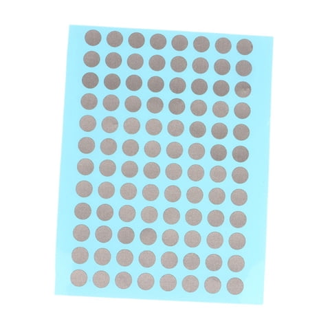 Magideal - Almohadillas De Botones Conductoras, Cinta Conductora De Repuesto Redonda, Reparación De Botones De Control Remoto Para Reparación De Teclado, Teclado 6Mm 96 Uds.