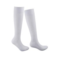 Ioensy - Calcetines De Esgrima Unisex Elásticos Medias De Esgrima Unisex Para Niñas Adulto Xs Blanco