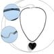 thumbnail image 3 of Gargantilla con colgante de corazón grande: collar de cristal grueso con forma de corazón hinchado para mujer, joyería Y2K, regalo para adolescentes., 3 of 6