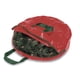thumbnail image 1 of Bolsa de almacenamiento Whitmor para corona navideña de 61 cm, 24 pulgadas, color rojo, 1 of 2