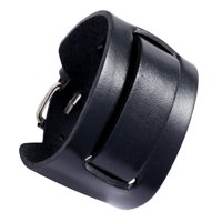 Magideal - De Material Cuero Pu, Brazalete Con Hebilla Ajustable, Regalos De Joyería, Punk Para Hombres Y Mujeres, Cumpleaños Diario, Navidad, Boda , Negro