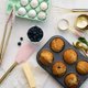 thumbnail image 3 of Juego de utensilios de cocina STYLED SETTINGS dorado y rosa con soporte, 3 of 7