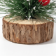 thumbnail image 5 of Mini Árbol de Navidad 33 cm Base Madera Nevado Decoración, 5 of 8