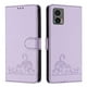 thumbnail image 1 of Funda tipo cartera FOXDOCK para Motorola Edge 30 NEO con soporte, ranuras, RFID, diseño de gato, 1 of 5