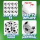 thumbnail image 2 of Balones de fútbol hinchables Bedwina, paquete de 12 unidades, 40 cm, para niños, 2 of 7