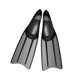 thumbnail image 1 of Aletas De Snorkel Para Hombres Y Mujeres, Zapatos De Natación De Viaje, Aletas Largas De Silicona, Aletas De Natación S Negro, 1 of 5