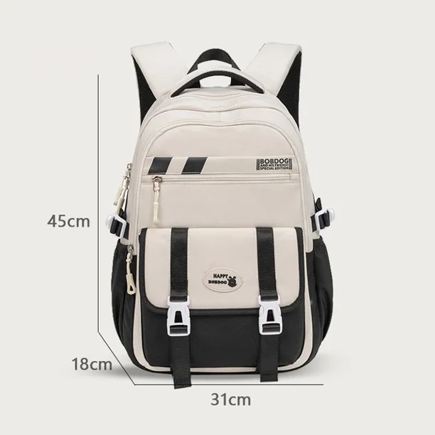 New School Bag with High Appearance Level Junior High School Backpack Large Capacity Primary School Backpack Ins Wind