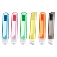 Ioensy - 6 Cepillos De Dientes Plegables Portátiles De Tamaño De Bolsillo Para Viajes, Senderismo, Niños Y Adultos.