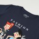 thumbnail image 2 of Polera Manga Corta Mujer Fashion Week Azul Hanna Barbera, 2 of 4