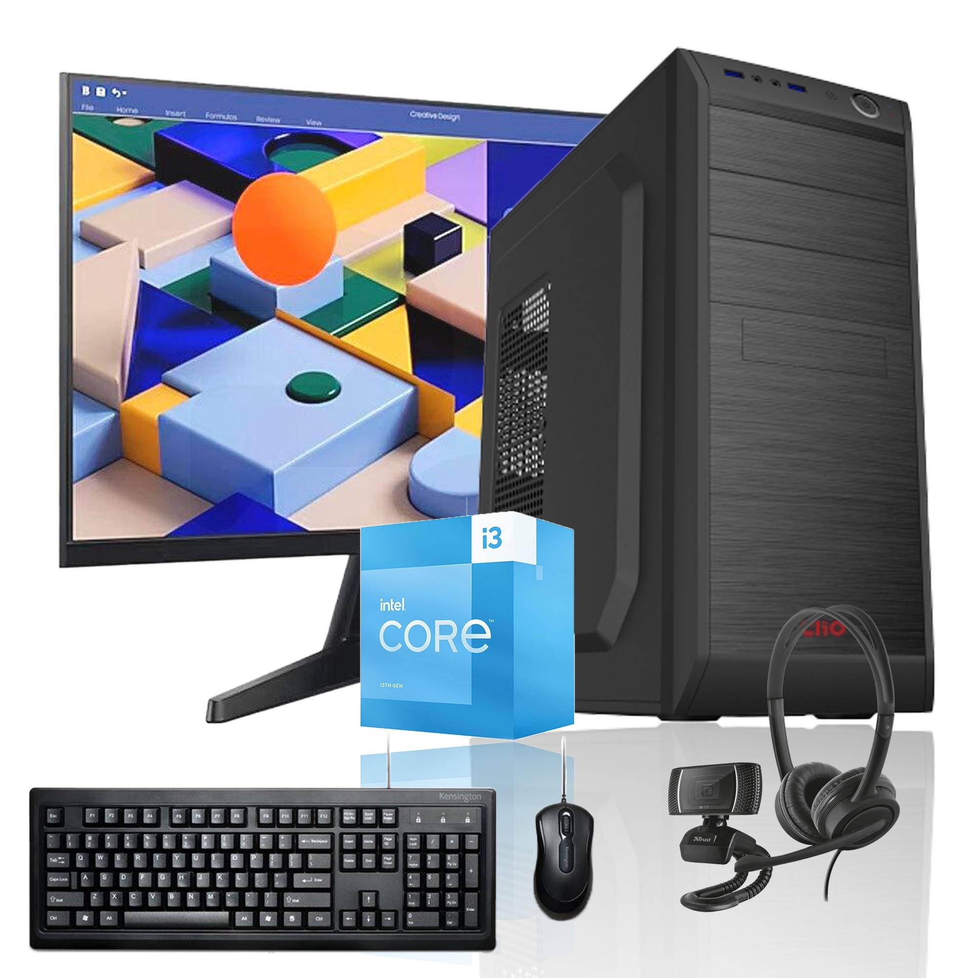 Pc + Monitor 24 + Perif: Intel Core I3 13100 8Gb 500Gb Uhd 730 Wifi