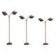 thumbnail image 1 of 3x Iron T Bar Earring Necklace Jewelry Display Stand Rack Copper-Leave, 1 of 5