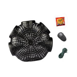 Ioensy - Red De Pesca Extraíble Reutilizable Para Atrapar Cangrejos, Lochas, Ríos, Lagos Y Agua Dulce, 5 Agujeros