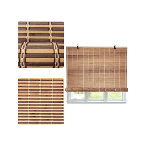 Genérico - Cortina Persiana Bambú Roller 120X180 Cm Nuevos Diseños Beiti