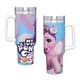 thumbnail image 4 of My Little Pony Vaso aislado de acero inoxidable con asa, diseño temático, regalo para familia, amigos y fans; incluye pajita y encaja en el portavasos estándar, 40 oz, 4 of 6