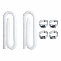 Genérico - 2 Und Pack Manguera Filtro Piscina Para Intex Bestway 150Cm Blanco