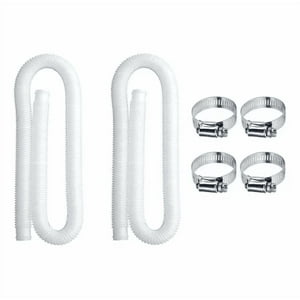 Genérico - 2 Und Pack Manguera Filtro Piscina Para Intex Bestway 150Cm Blanco