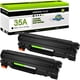 thumbnail image 1 of Cartuchos de tóner compatibles con Greencycle CB435A 35A Black x2, 1 of 7